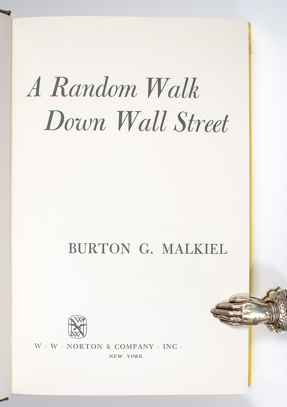 A Random Walk Down Wall Street.