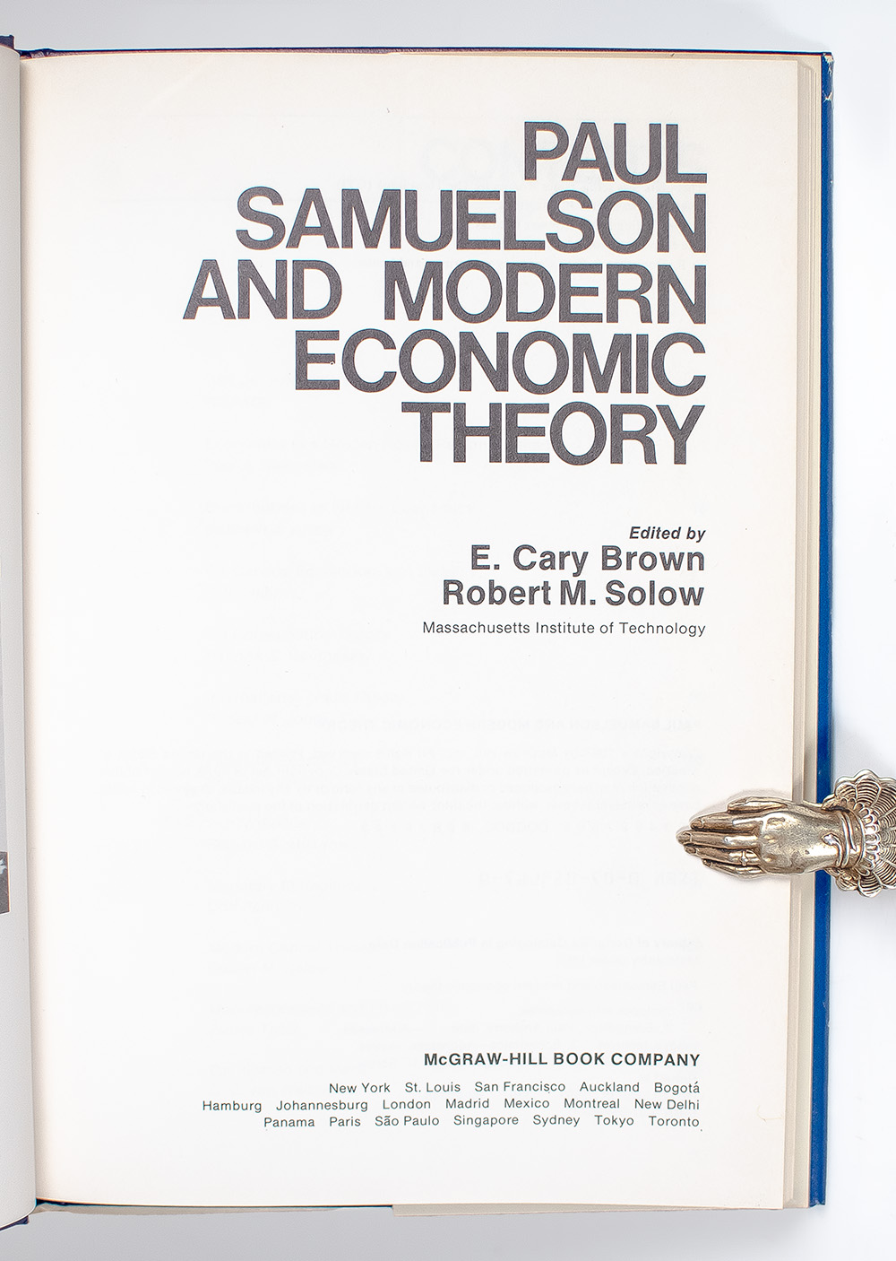 Paul Samuelson and Modern Economic Theory.