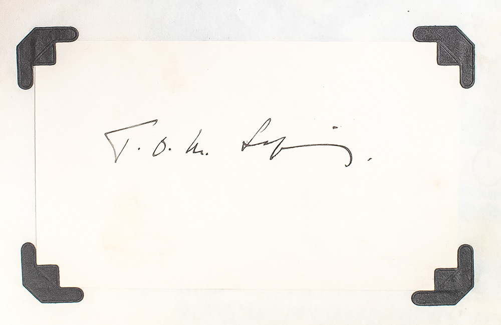 Aviator Autograph Collection.