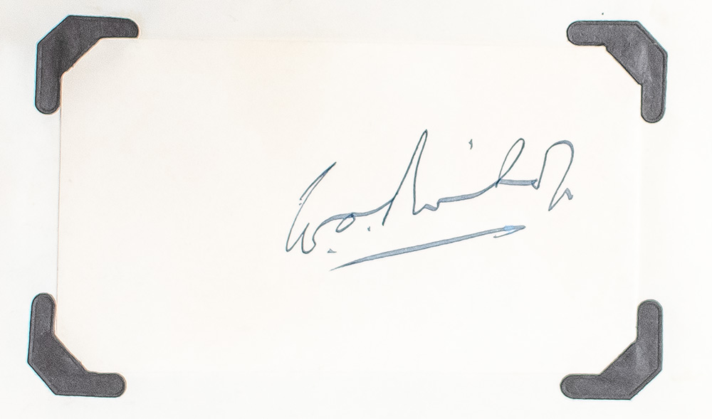 Aviator Autograph Collection.