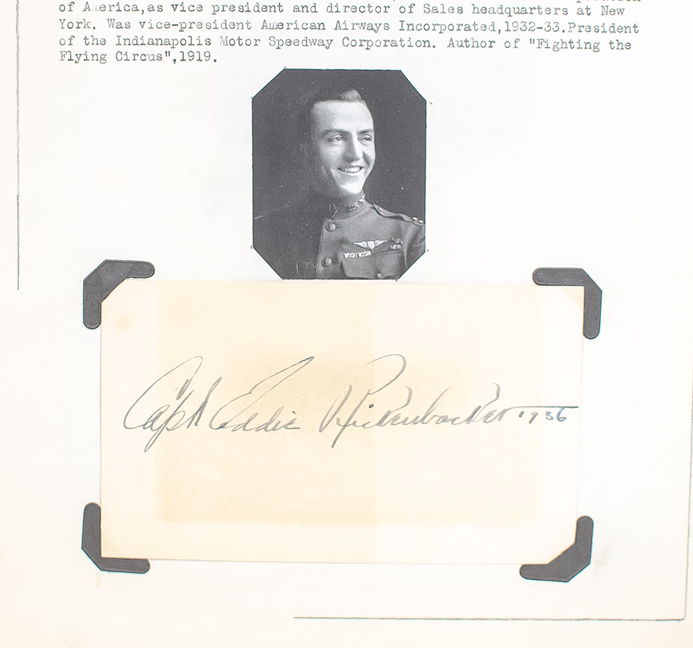 Aviator Autograph Collection.