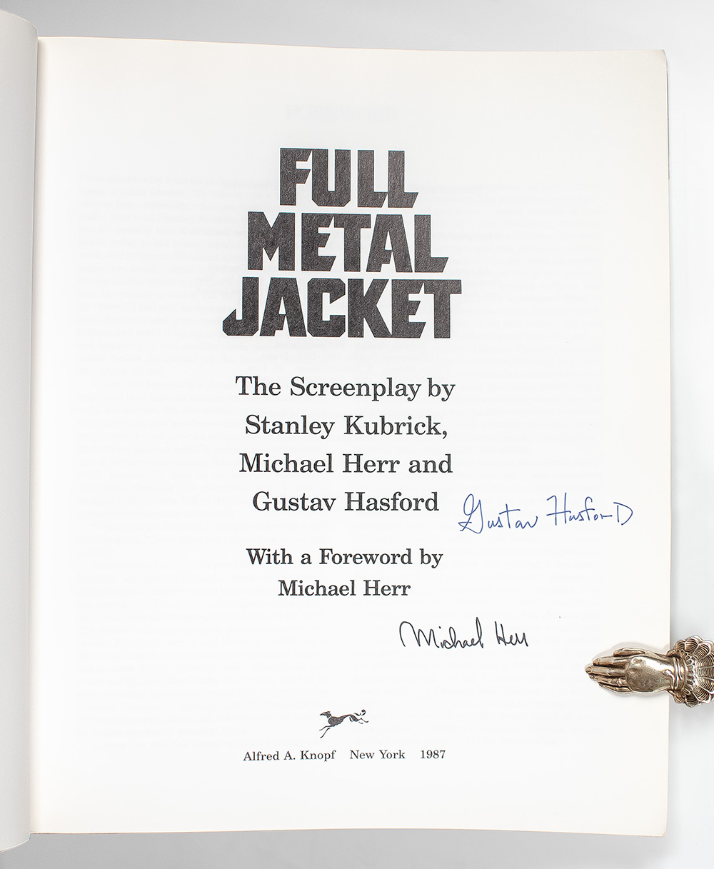 Full Metal Jacket: The Screenplay.