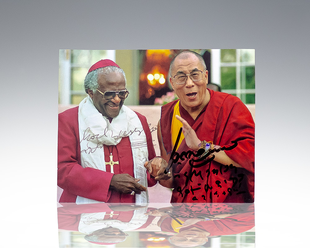 Dalai Lama Signed Photograph