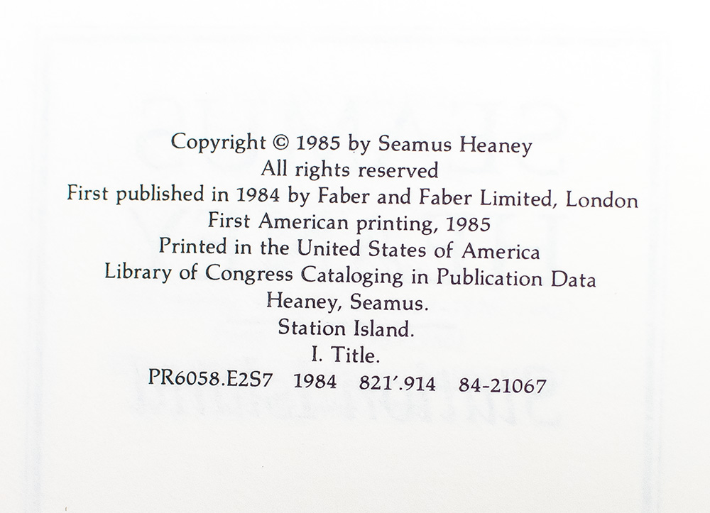 Station Island.
