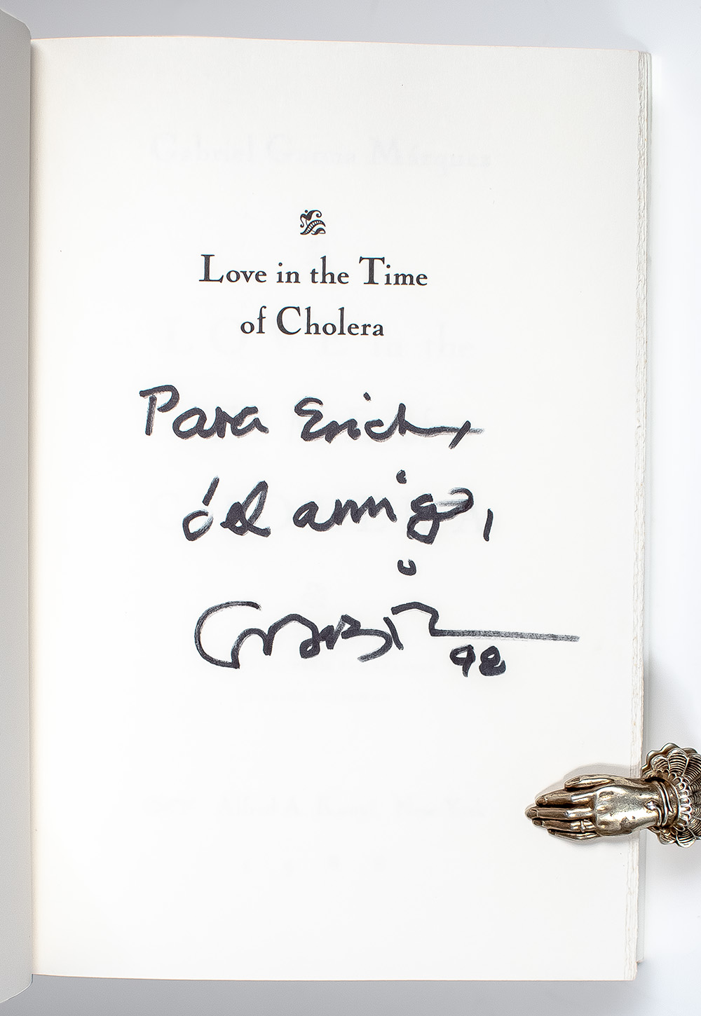 Love in the Time of Cholera.