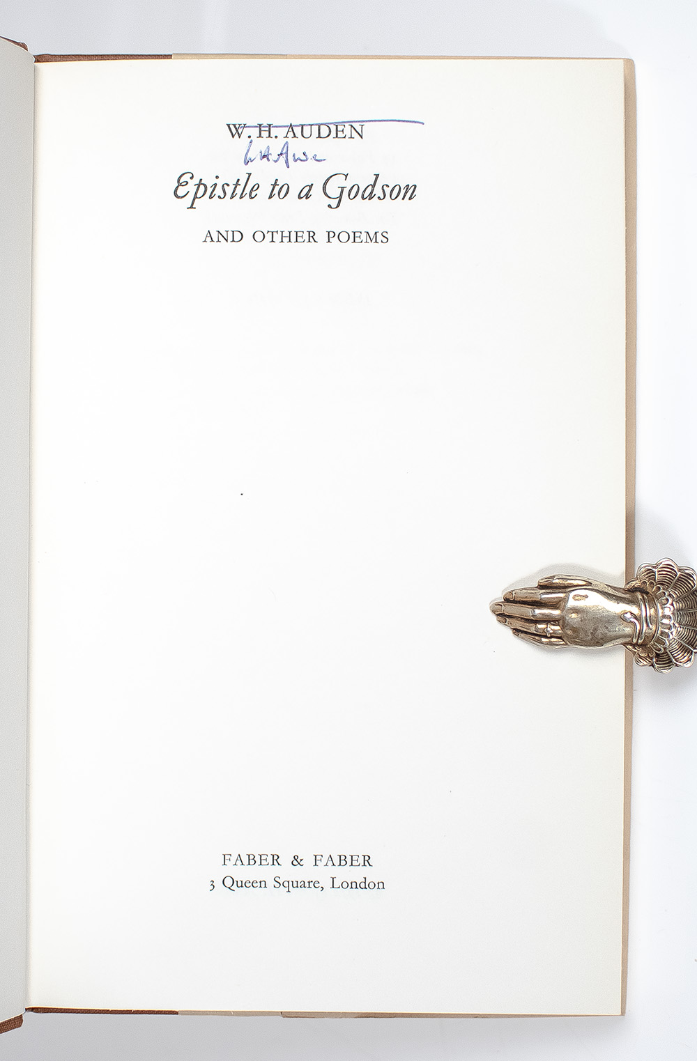 Epistle To A Godson & Other Poems.