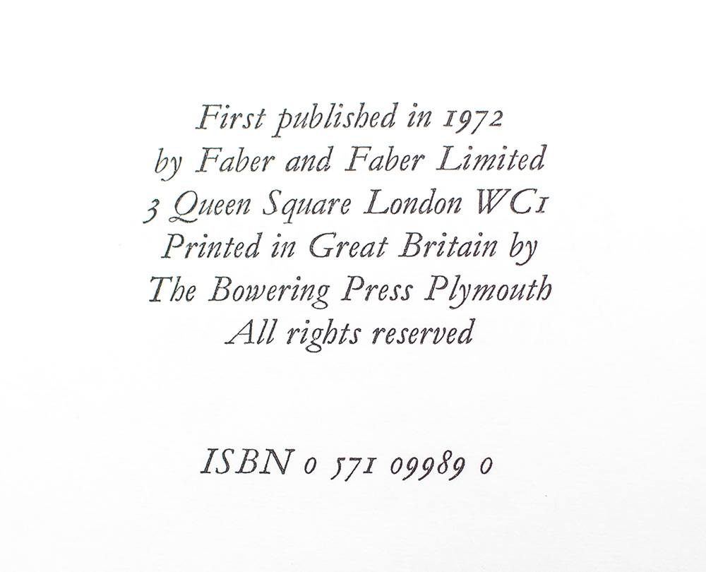 Epistle To A Godson & Other Poems.