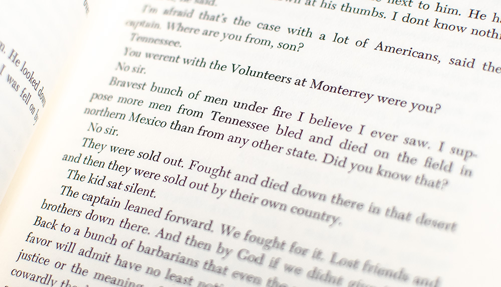 Blood Meridian, or The Evening Redness in the West.