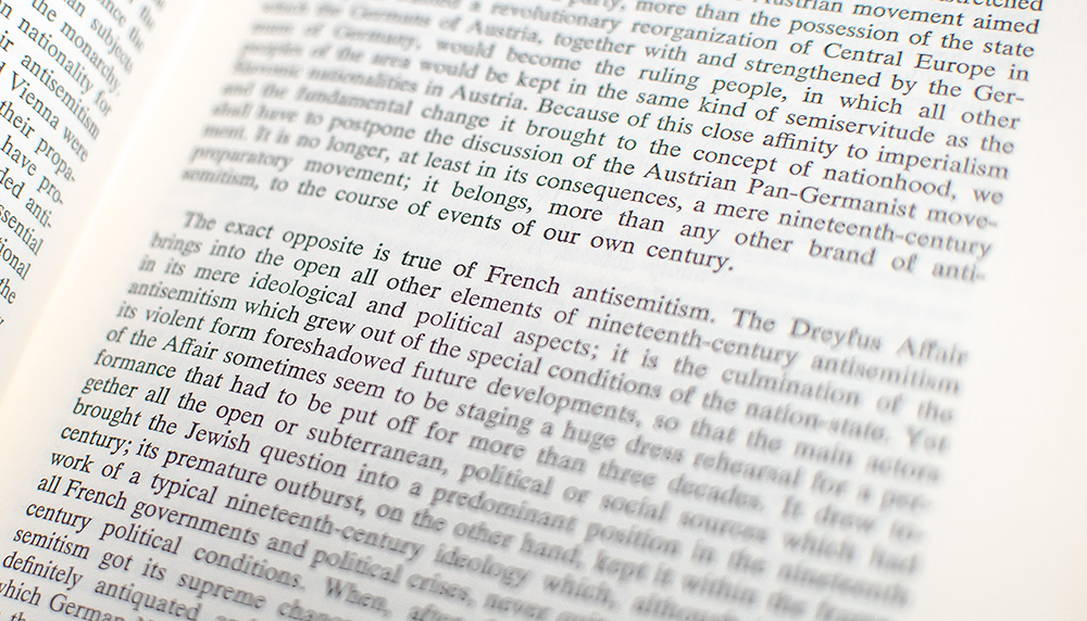 The Origins of Totalitarianism.