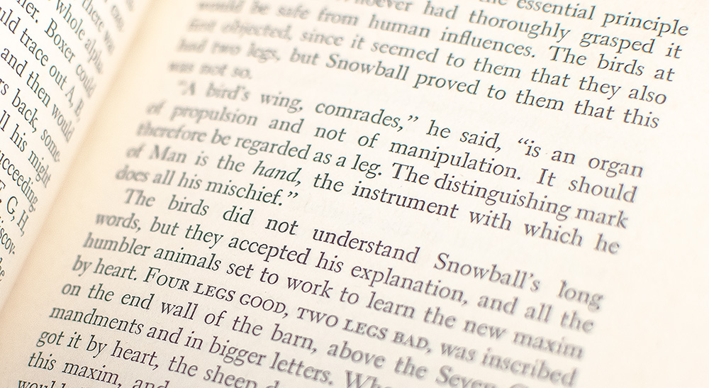 Animal Farm.