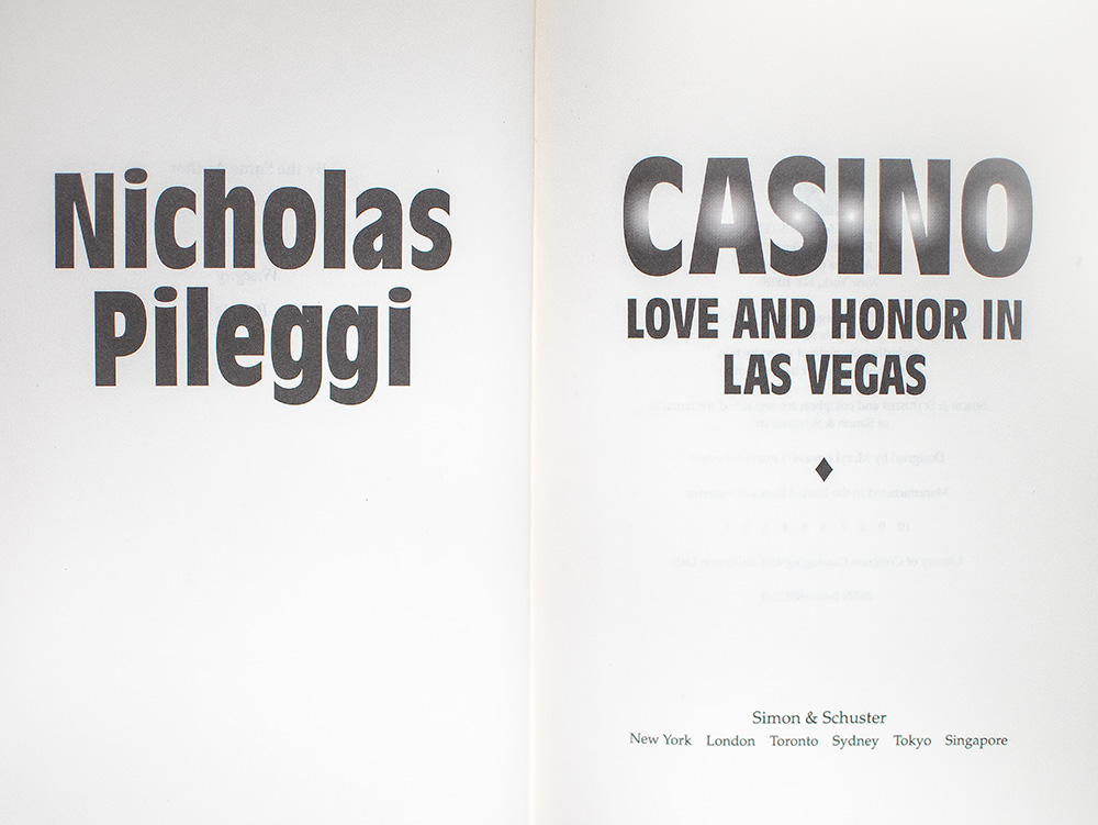 Casino: Love and Honor In Las Vegas.