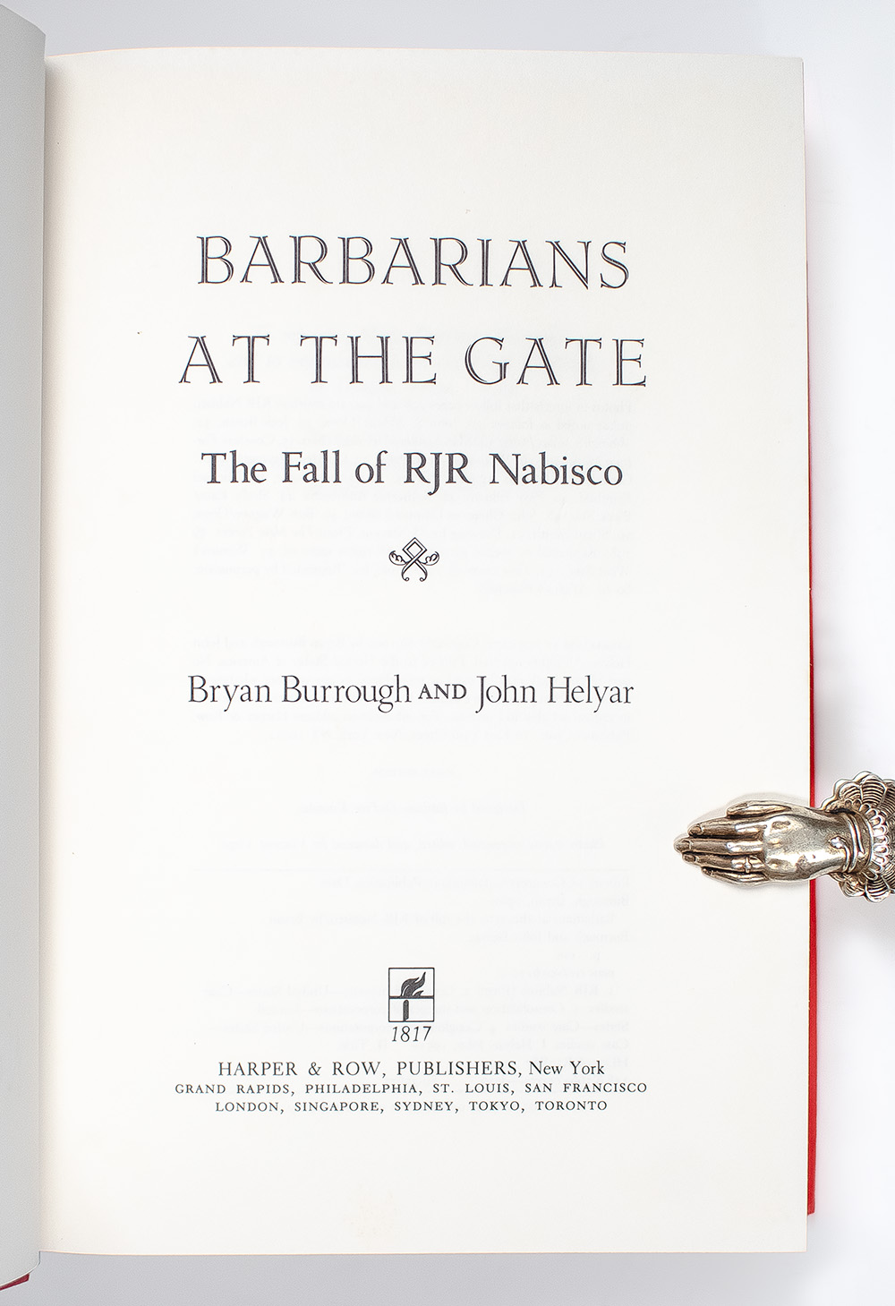 Barbarians at the Gate: The Fall of RJR Nabisco.