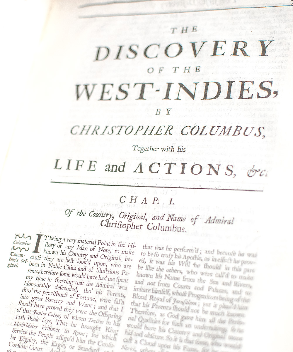 The History of the Life and Actions of Adm. Christopher Columbus, and of his Discovery of the West-Indies, Call'd the New World.