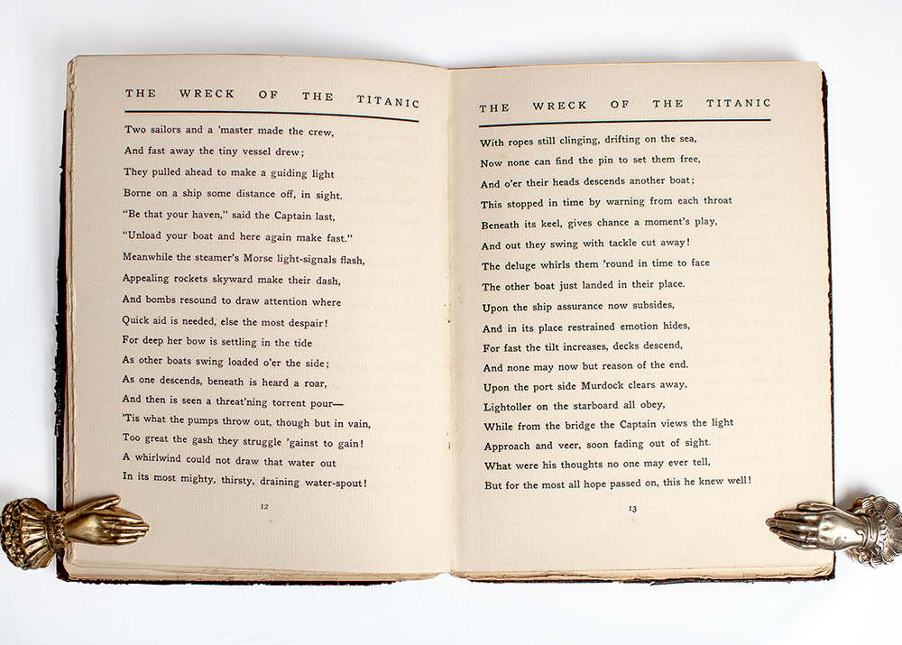 The Wreck of the Titanic: A Poem.