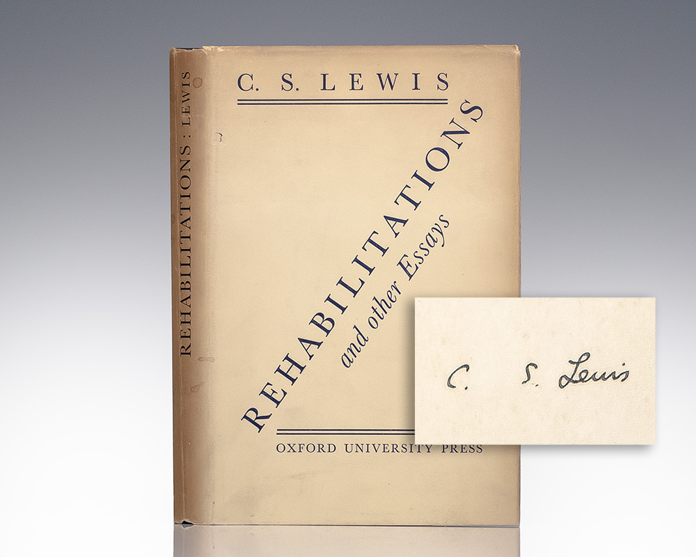 Rehabilitations and Other Essays.