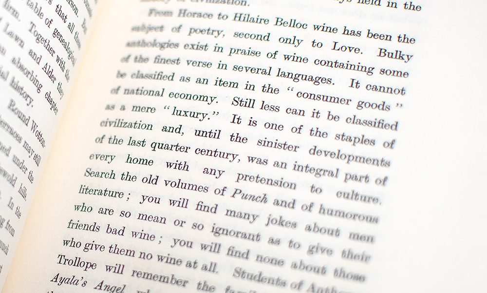 Wine in Peace and War.