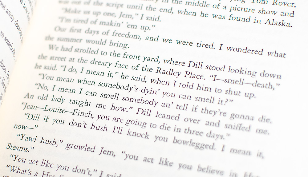 To Kill A Mocking Bird.