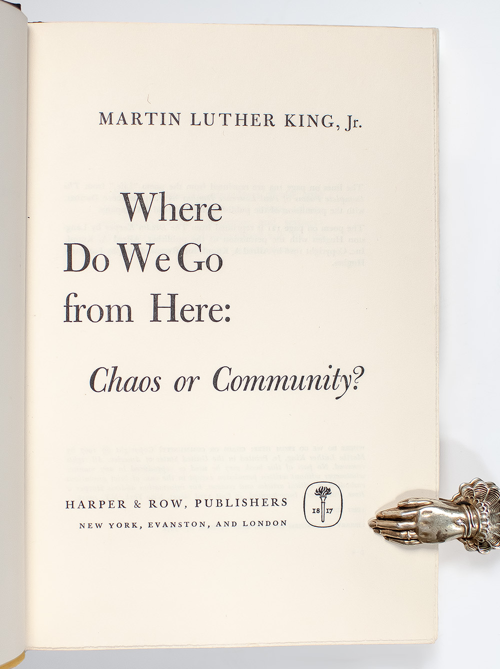 Where Do We Go From Here: Chaos or Community?