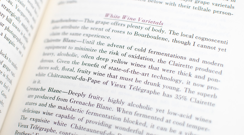 The Wines of the Rhone Valley.