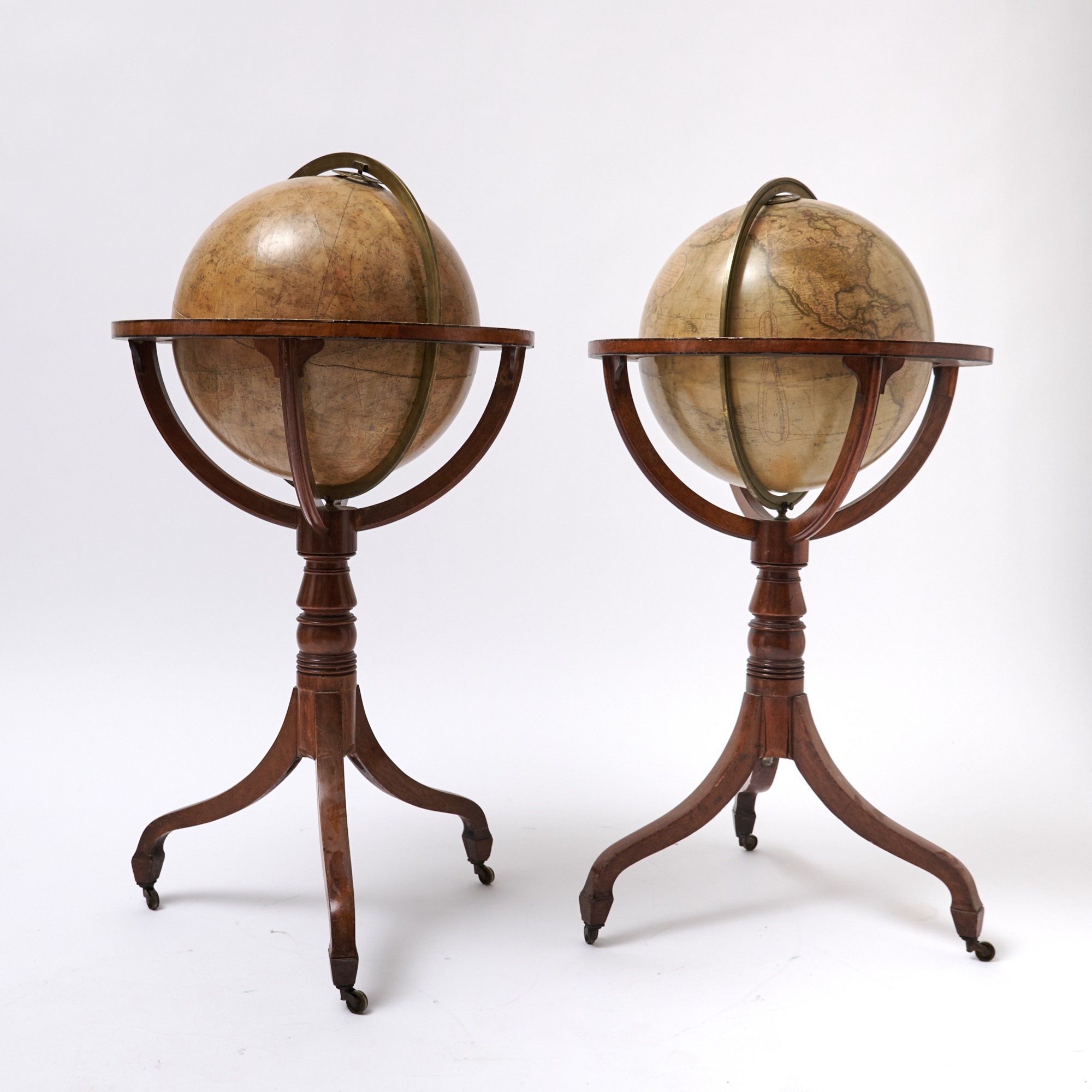 Cary's New Terrestrial and Celestial Library Globes. - Raptis Rare