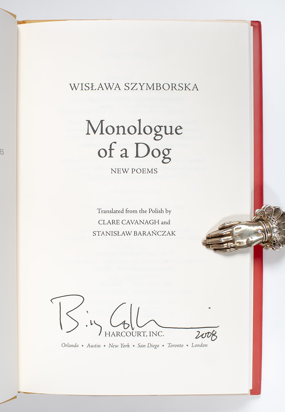 Monologue of a Dog: New Poems.
