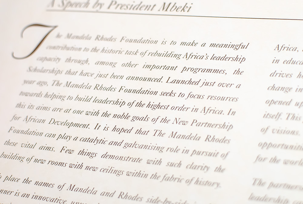 The Mandela Rhodes Foundation Yearbook 2003-2005.