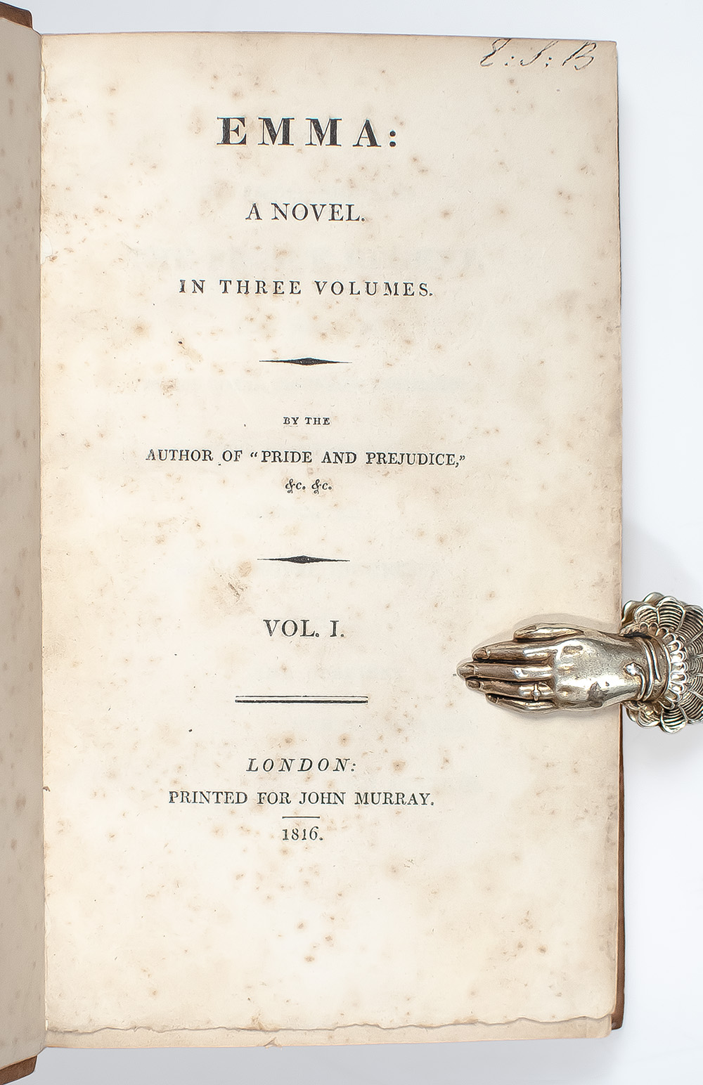 Emma: A Novel. By the Author of "Pride and Prejudice."