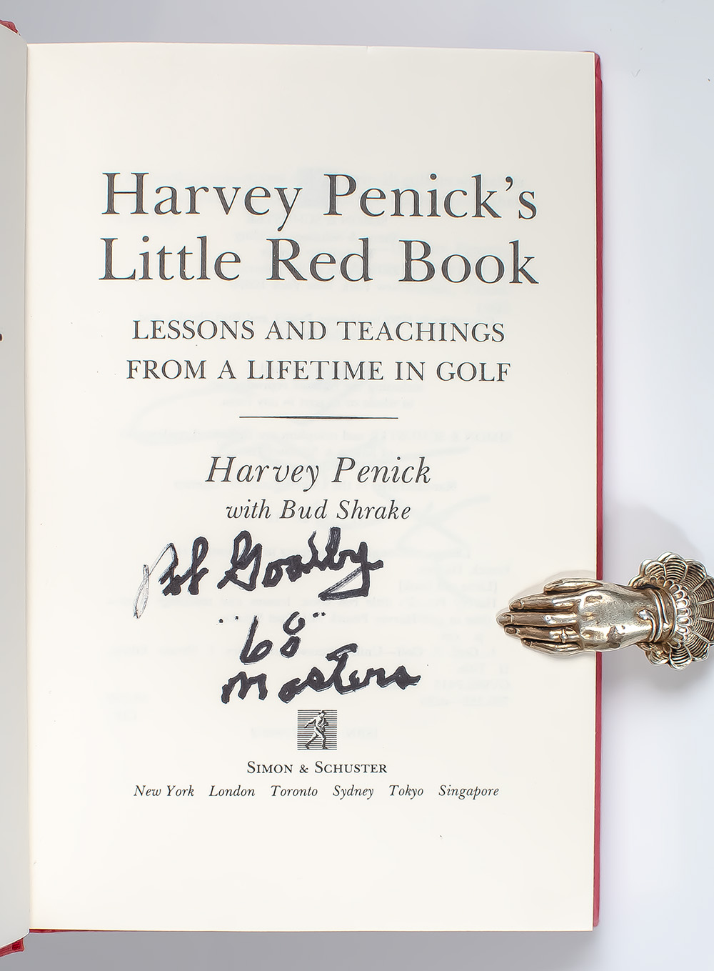 Harvey Penick’s Little Red Book: Lessons And Teachings From A Lifetime In Golf.