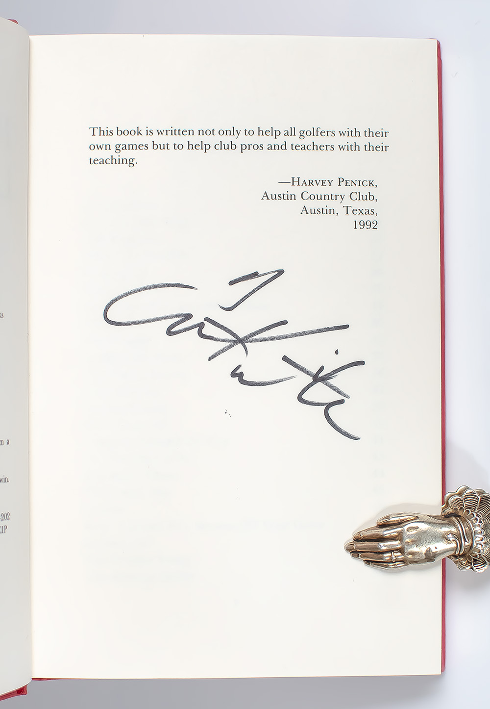 Harvey Penick’s Little Red Book: Lessons And Teachings From A Lifetime In Golf.