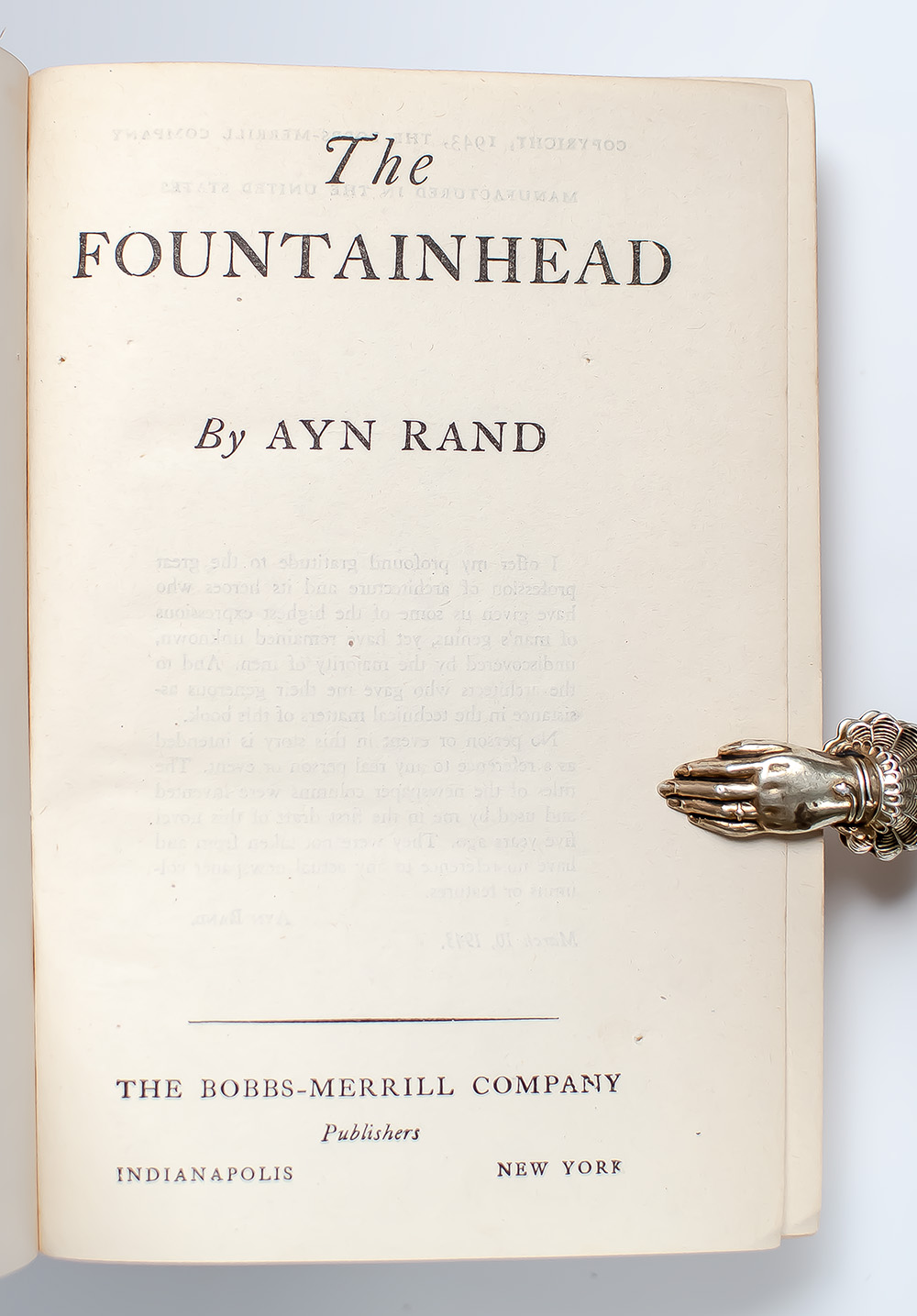 The Fountainhead.