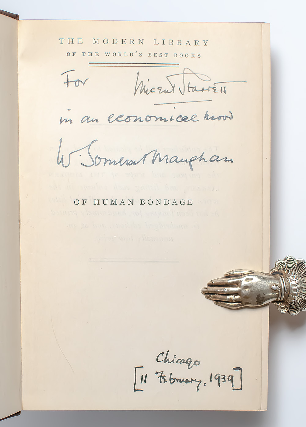 Of Human Bondage.