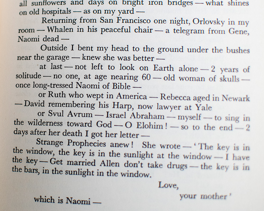 Kaddish and Other Poems: 1958-1960.