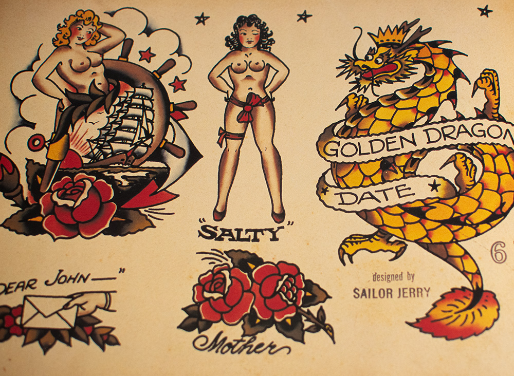Sailor Jerry Tattoo Flash: Michael Malone Collection. - Raptis