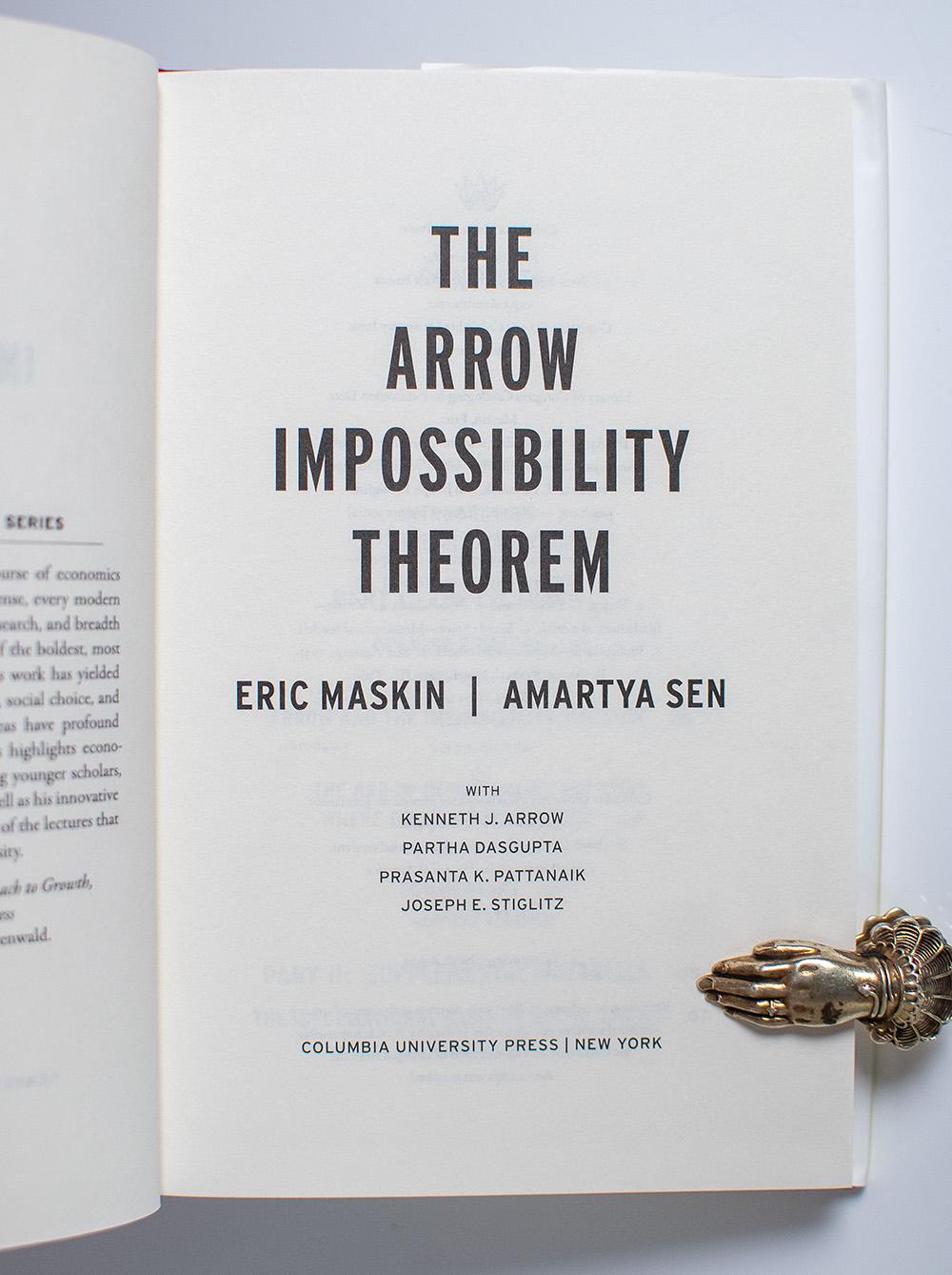 The Arrow Impossibility Theorem (Kenneth J. Arrow Lecture Series).