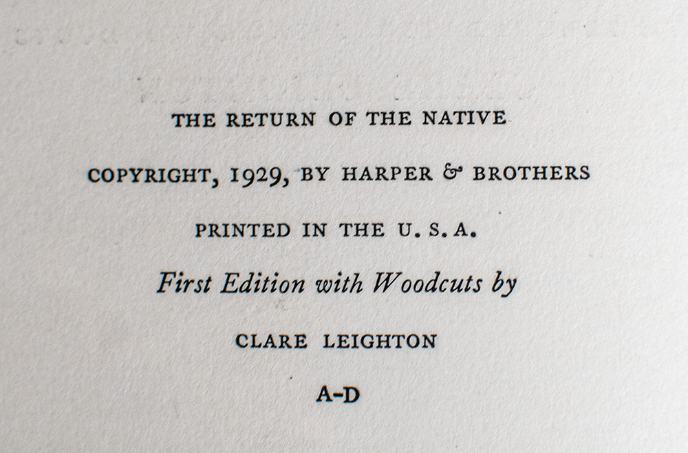 The Return of the Native.