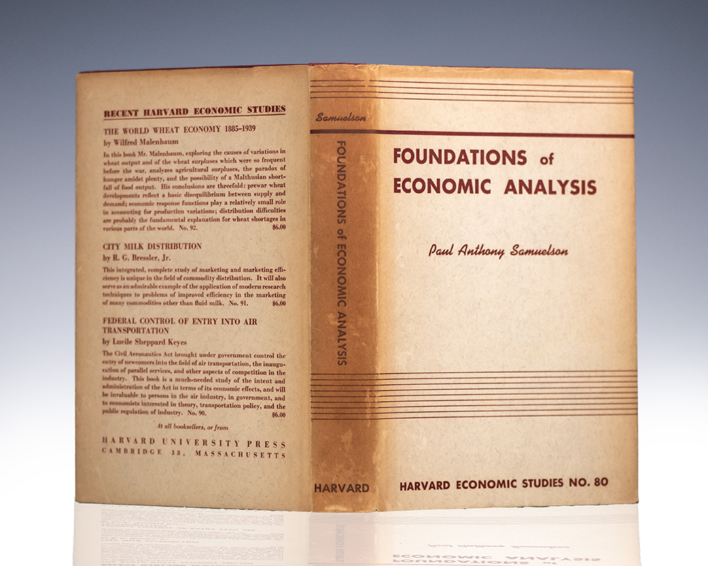 Foundations of Economic Analysis.