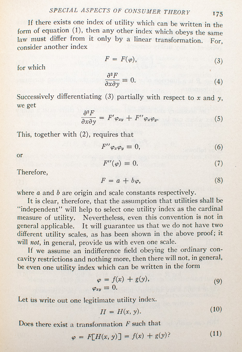 Foundations of Economic Analysis.