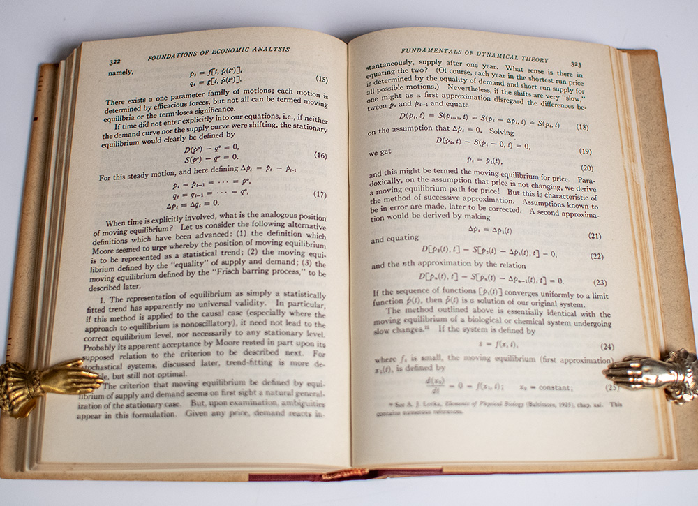 Foundations of Economic Analysis.