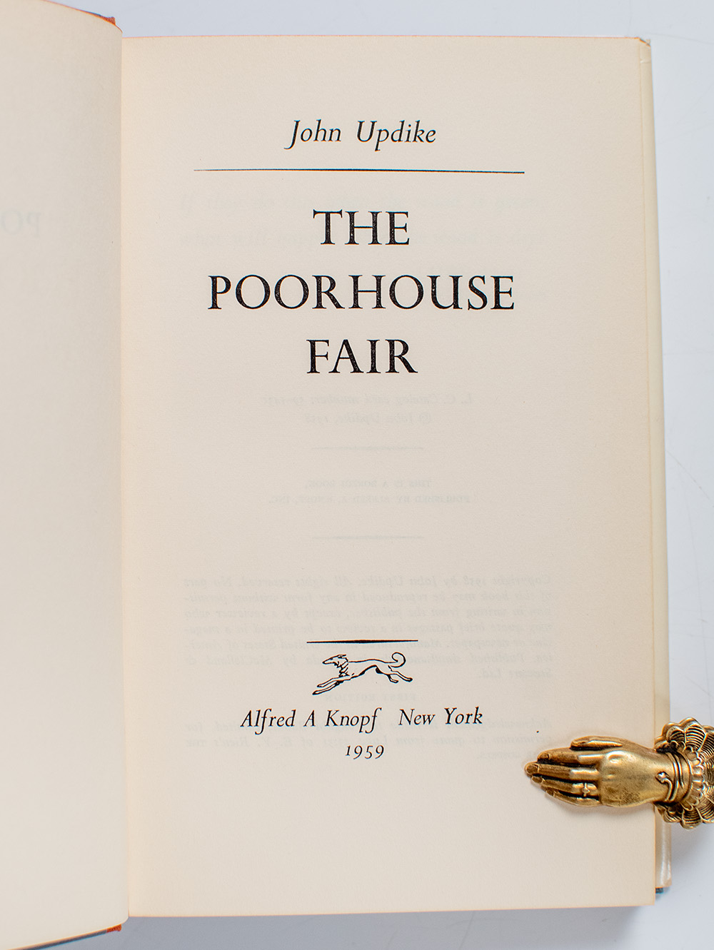 The Poorhouse Fair.