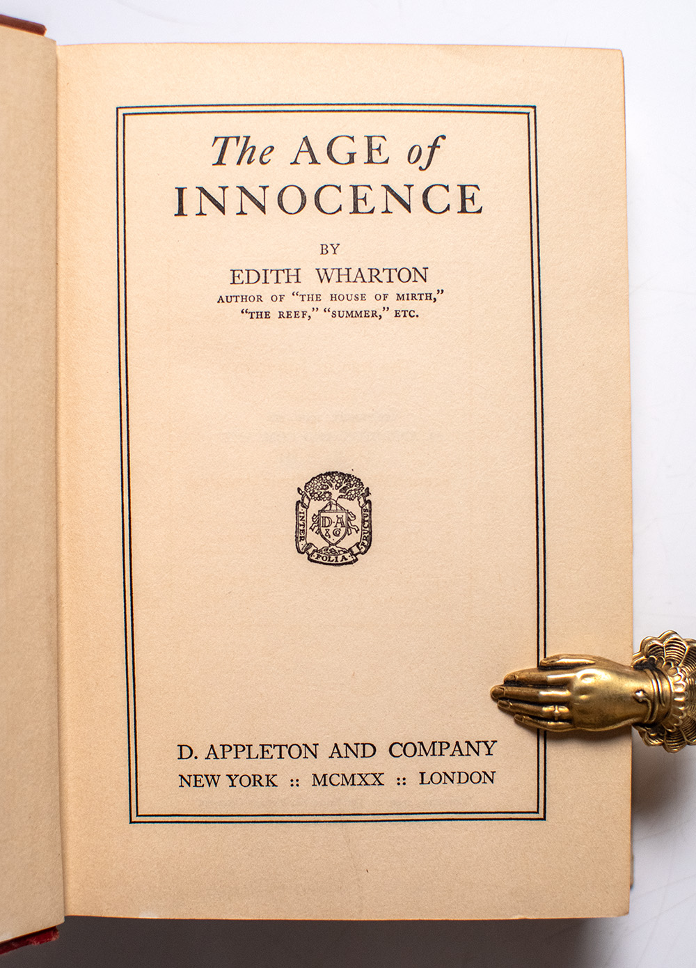 The Age of Innocence.