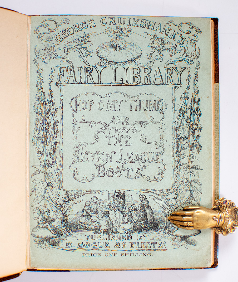 George Cruikshank's Fairy Library: Hop-O'My-Thumb and the Seven-League Boots.