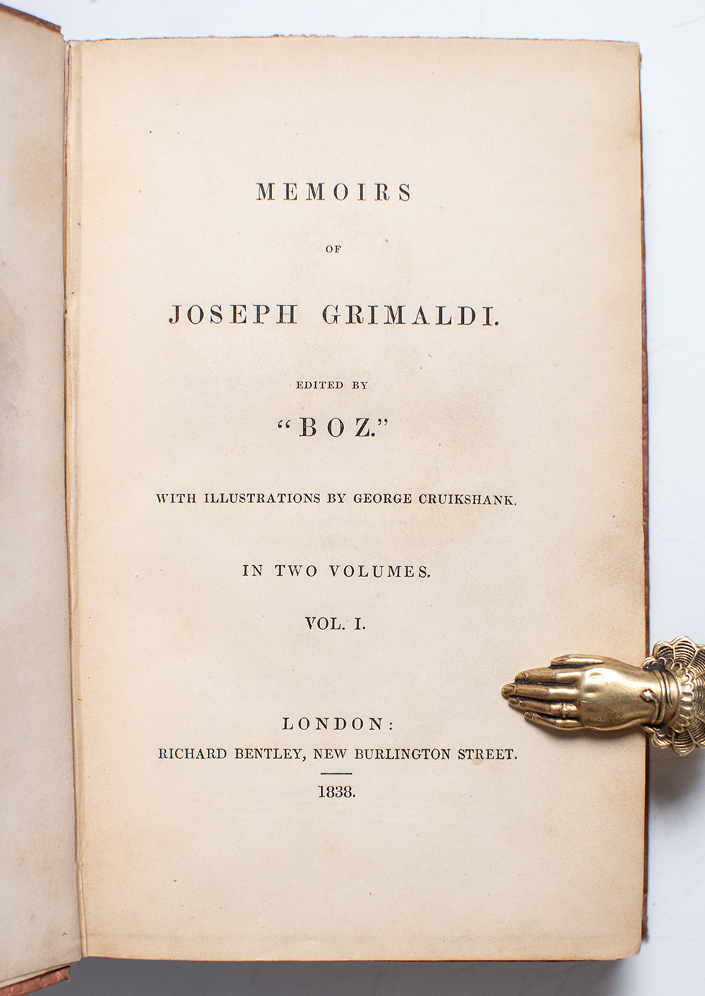 Memoirs of Joseph Grimaldi. Edited by "Boz."