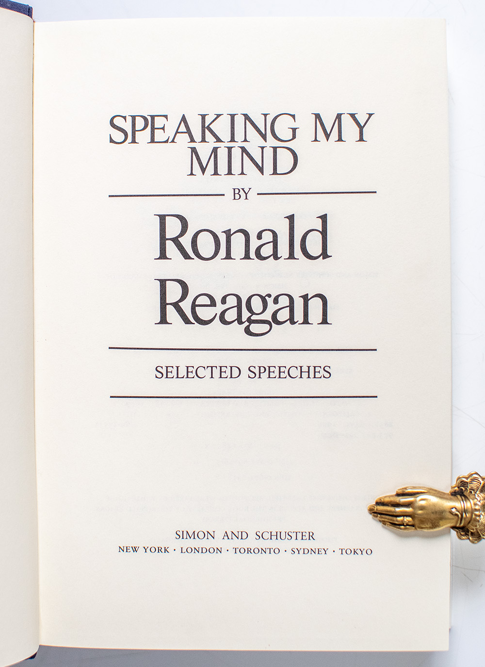 Speaking My Mind.