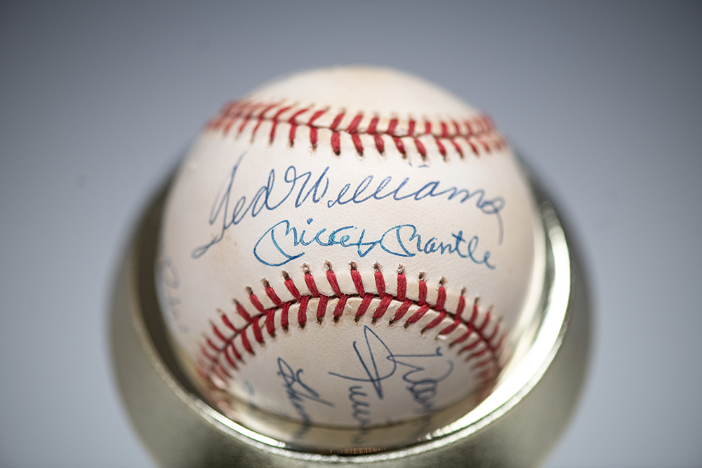 500 Home Run Club Signed Baseball.