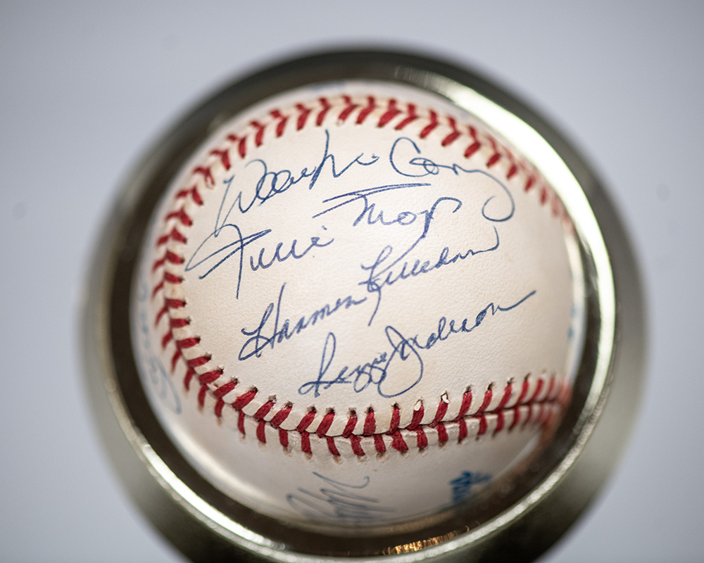 500 Home Run Club Signed Baseball.