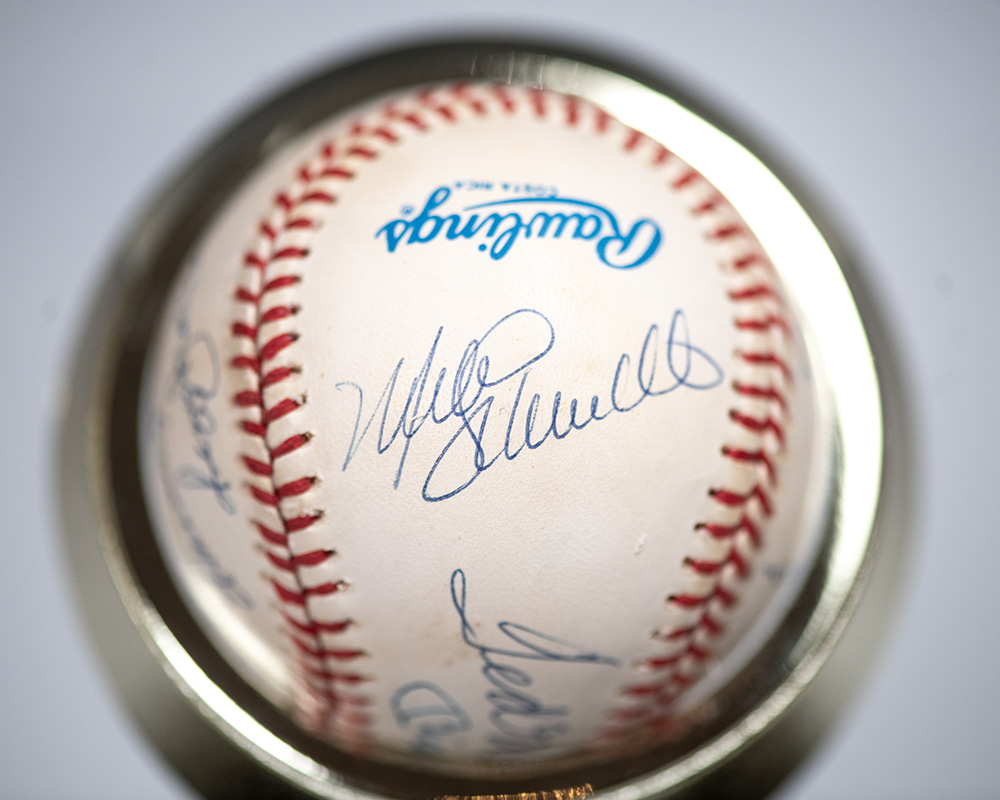 500 Home Run Club Signed Baseball.