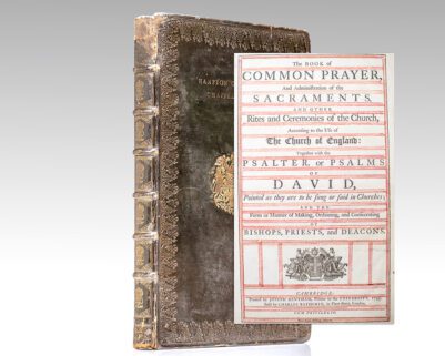 The Book of Common Prayer, and Administration of the Sacraments, and Other Rites and Ceremonies of the Church, According to the Use of The Church of England: Together with the Psalter, or Psalms of David,  Pointed as they are to be sung or said in Churches: And the Form or Manner of Making, Ordaining, and Consecrating of Bishops, Priests, and Deacons.