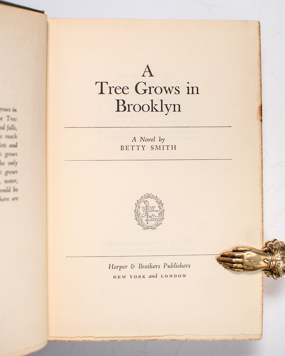 A Tree Grows In Brooklyn.