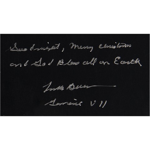 Frank Borman 'Earthrise' Photograph Signed. - Image 2