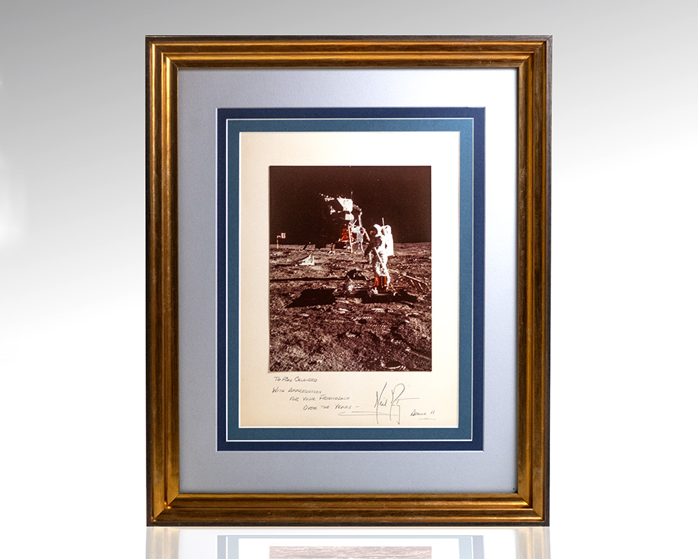 Neil Armstrong Signed Photograph.
